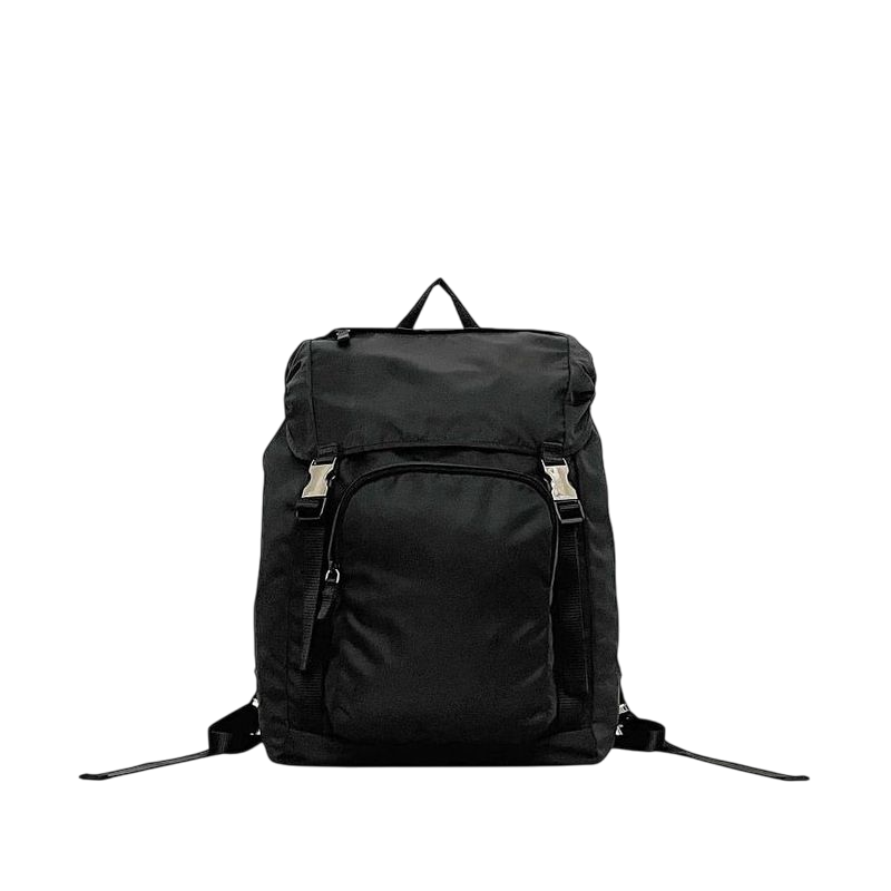 Prada Backpack Black NERO Tessuto V135 Excellent Condition Nylon
