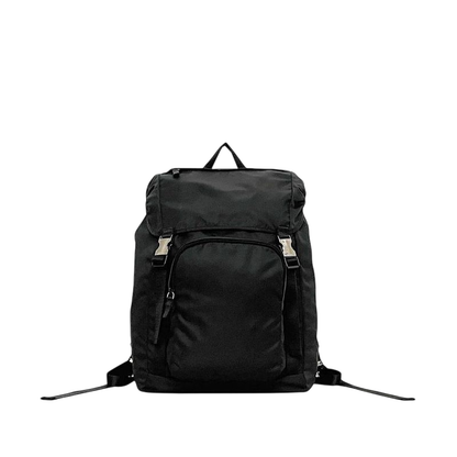 Prada Backpack Black NERO Tessuto V135 Excellent Condition Nylon