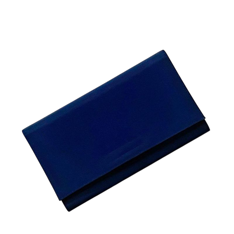 Prada Bifold Long Wallet Navy Blue Tessuto Wallet Nylon Preowned