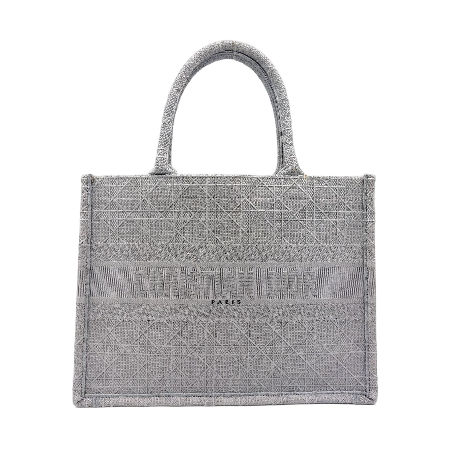 Dior Book Tote Canvas Gray