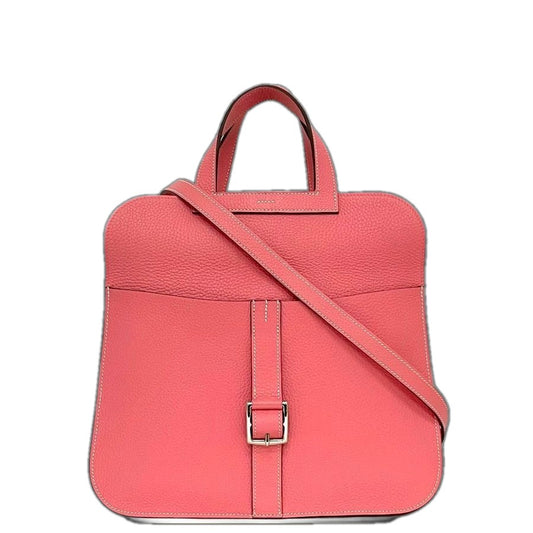 Hermes 2-Way Bag Halzan 31 Pink Rose Azalea
