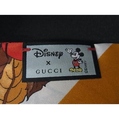 Gucci Disney Mickey Mouse Collaboration Silk Ribbon Scarf Multicolor — view 3