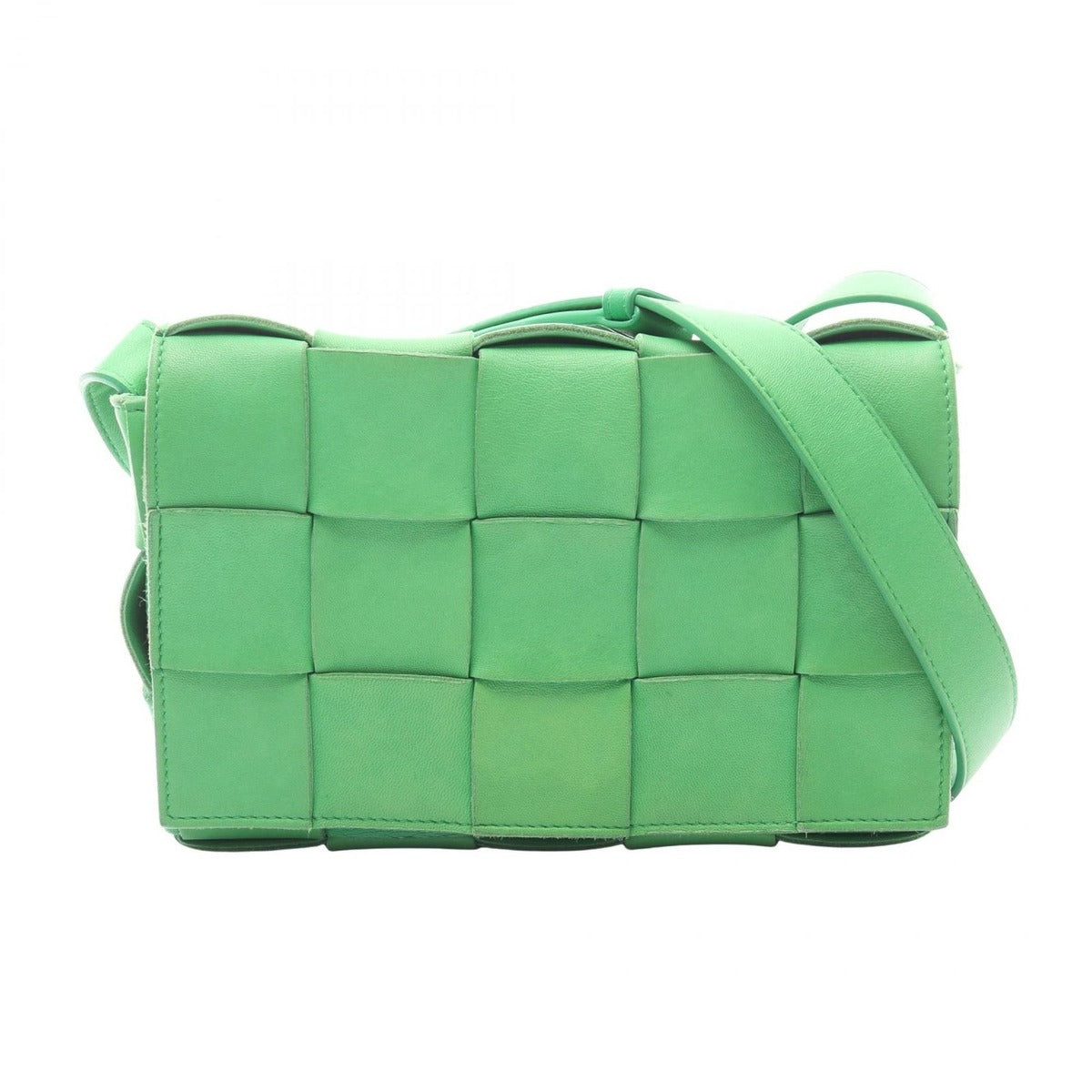 Bottega Veneta Shoulder Bag Cassette Crossbody Maxi Intrecciato Green