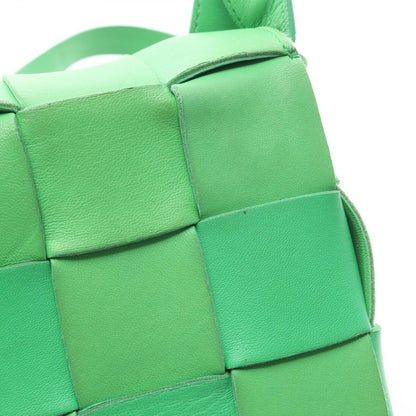 Bottega Veneta Shoulder Bag Cassette Crossbody Maxi Intrecciato Green — view 9