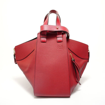 Loewe Handbag Hammock Leather Red