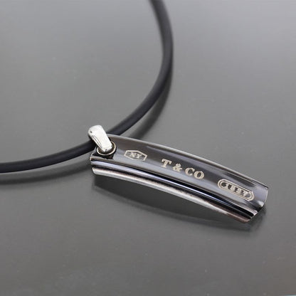 Tiffany & Co 1837 Necklace Titanium Silver 925 E1917