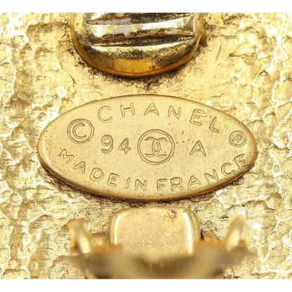 Chanel CC Logo Gripois Swing Earrings — view 6