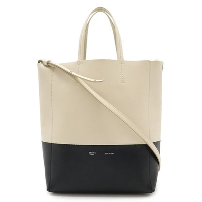 Celine Vertical Cabas Small Tote Bag 2-Way Shoulder Crossbody Bicolor