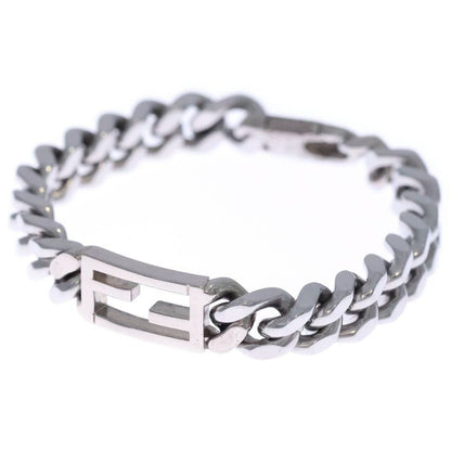 Fendi Baguette Fflogo Bracelet Silver