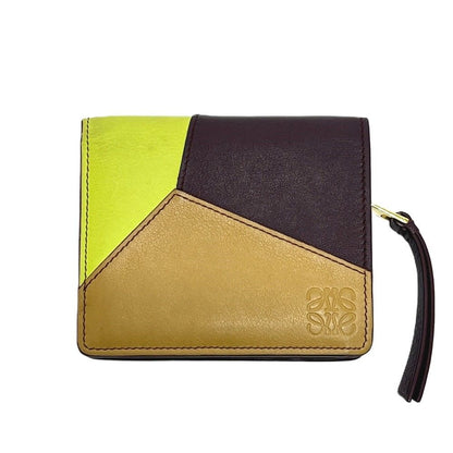 Loewe Bifold Wallet Puzzle Leather Multicolor