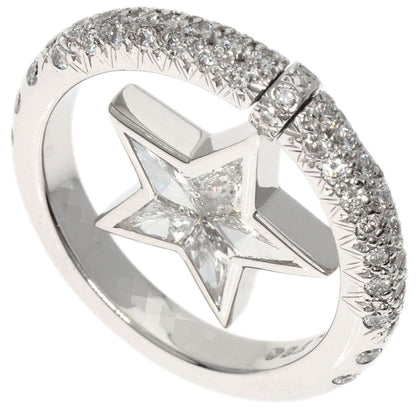 Chanel Comet Diamond Ring 18K White Gold