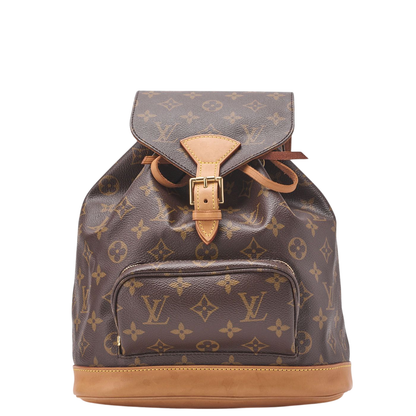 Louis Vuitton Monogram Montsourisーmm Backpack Brown (gold Hardware) Shoulder