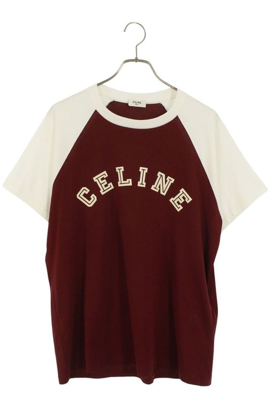 Celine 25AW Rx003671q Logo Loose T-shirt Men's XS