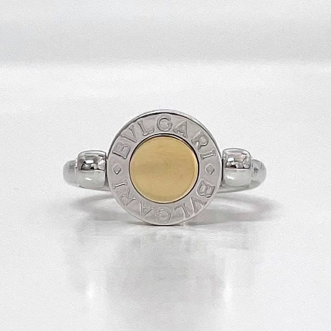 Bvlgari Flip Ring White Gold Black