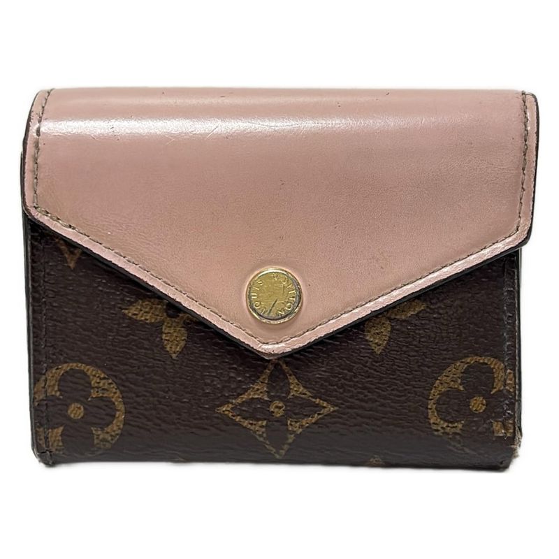 Louis Vuitton Monogram Portefeuille Zoë Trifold Wallet M62933 Rose Ballerine