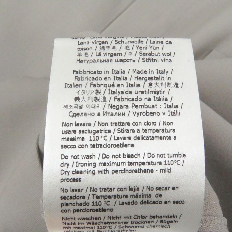 Fendi 2022 Fw1145 Fly Front FF Logo Embroidery Long Sleeve Safari Shirt Beige