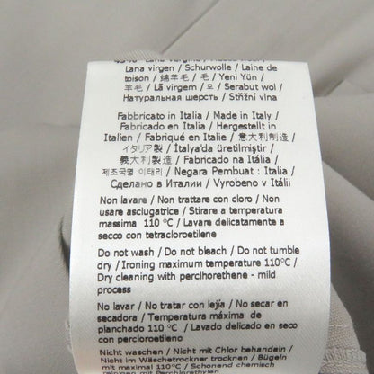 Fendi 2022 Fw1145 Fly Front FF Logo Embroidery Long Sleeve Safari Shirt Beige