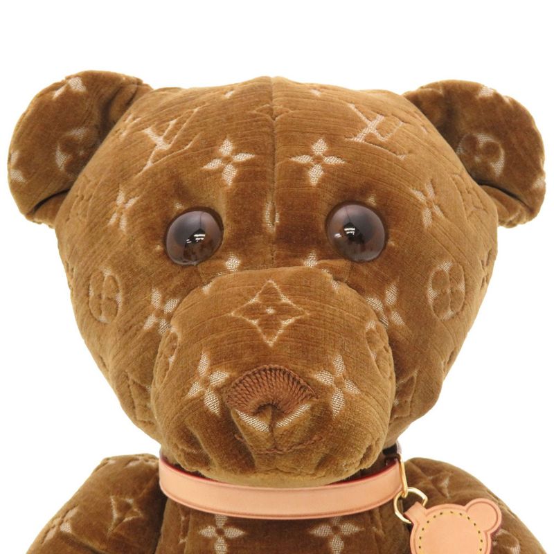 Louis Vuitton Monogram Doudou Teddy Bear Limited Edition 2021 Gi0616 Velour