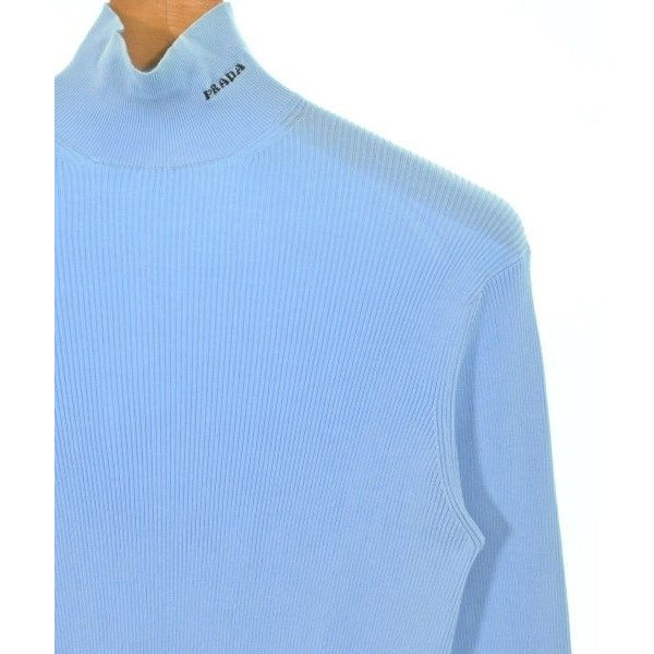 Prada Knit Sweater Cotton Blue — view 4