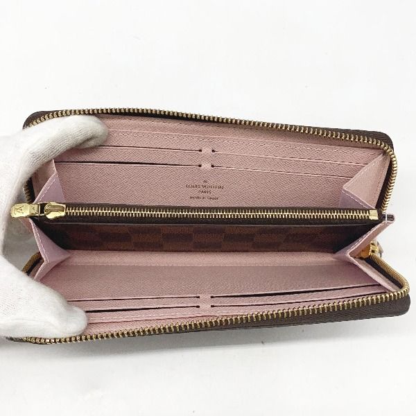 Louis Vuitton N41626 Damier Portefeuille Cles Mans Round Zipper Long Wallet