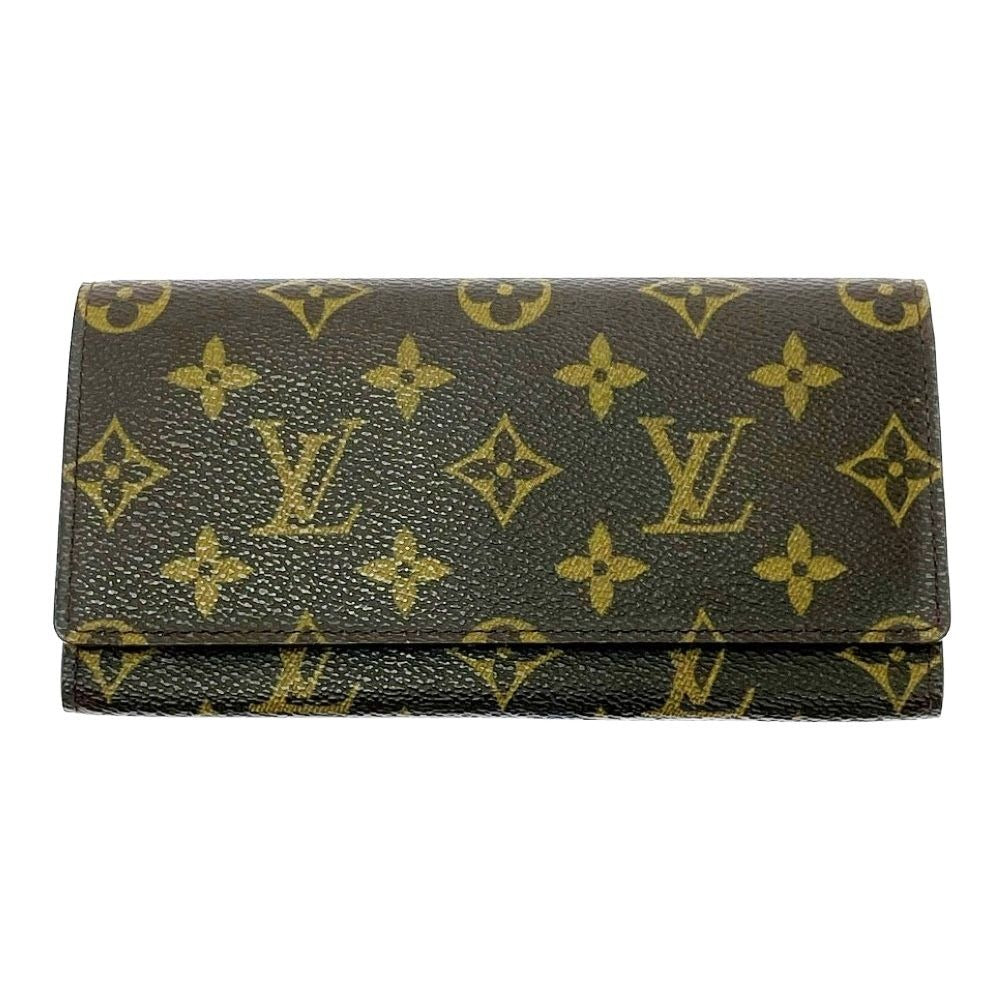 Louis Vuitton Monogram Portefeuille 3 Cult Cles Brown Long