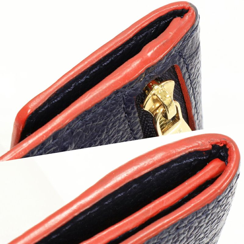 Louis Vuitton Coin Case Key Case Monogram Empreinte Marine Rouge Pochette Cles