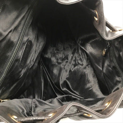 Chanel Jumbo CC Logo Mark Backpack Lambskin Black