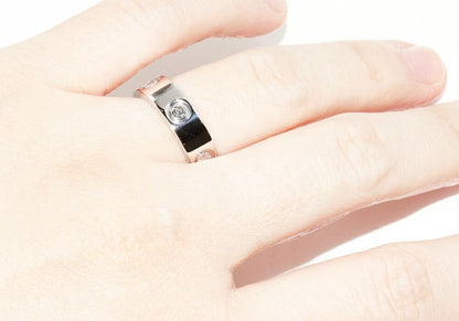 Cartier Ring 18K White Gold Diamond 6p(045ct) Love Ring Full Diamond B40260