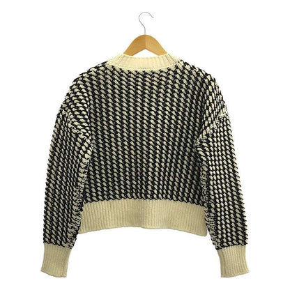 Bottega Veneta - Textured Knit Sweater Knitwear - S - Black White - Women's