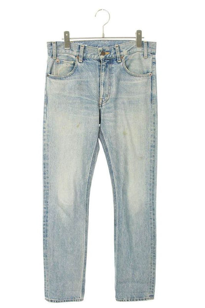 Celine 2n124789d Washed Slim Denim Pants Men's 26