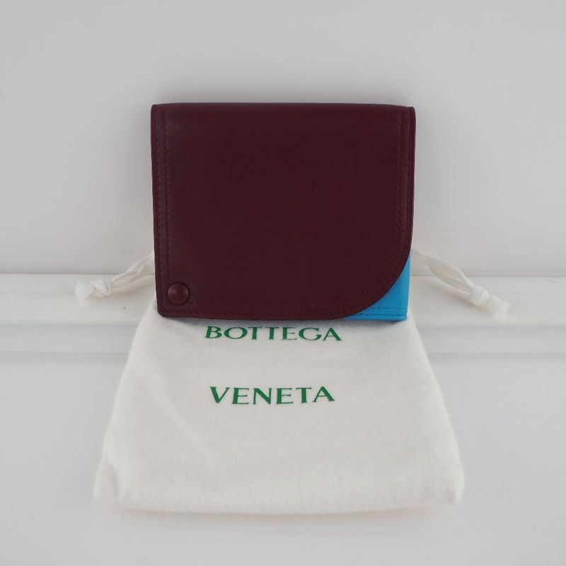 Bottega Veneta Bottega Veneta Leather Red Unisex Card Case