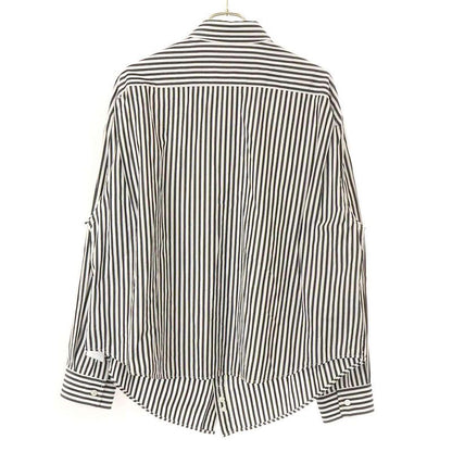 Balenciaga 24ss Swing Striped Cotton Shirt Swing Striped Cotton Shirt 725390