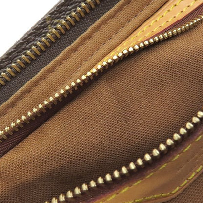 Louis Vuitton Shoulder Bag Trotter Monogram Canvas Monogram Gold Hardware Tea