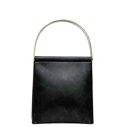 Cartier Tote Bag Black Trinity Excellent Condition Preowned Leather