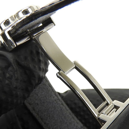 Louis Vuitton Bracelet Vu Good Luck M64447 Leather Black Silver Hardware