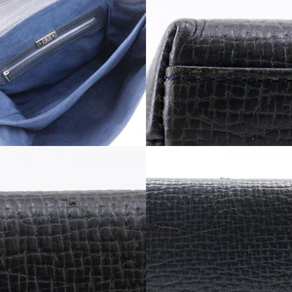 Loewe One Shoulder Leather Gray Women's Shoulder Bag