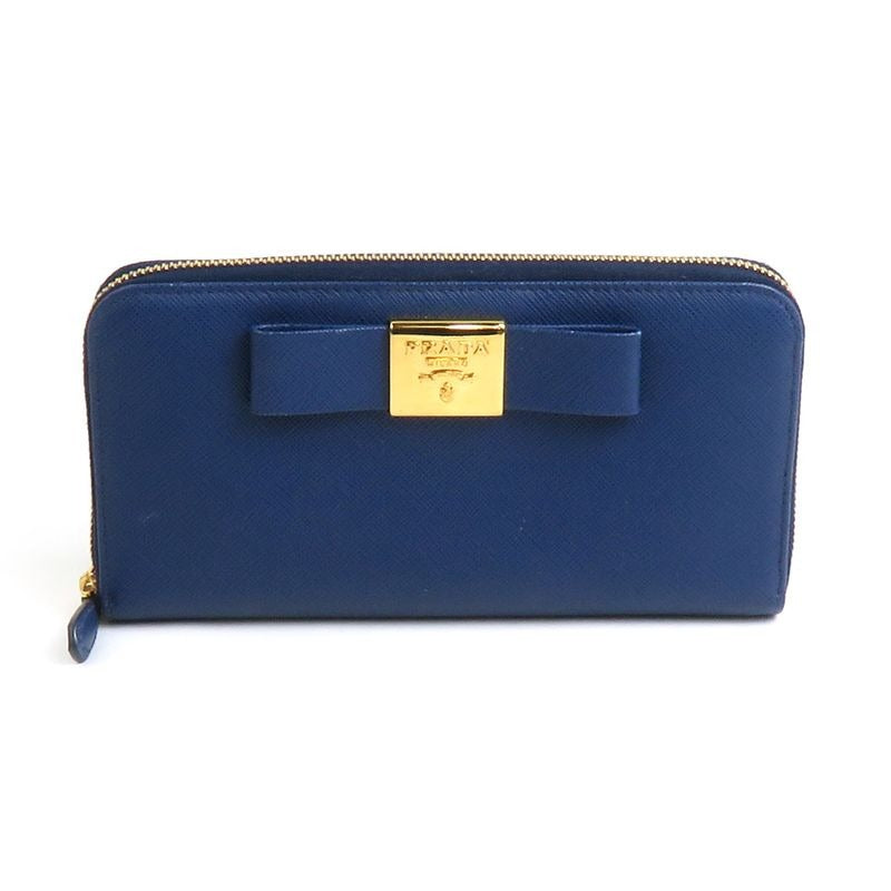Prada Round Zipper Long Wallet 1 Ml506
