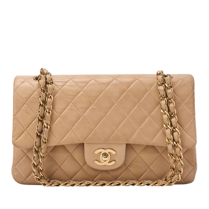 Chanel Shoulder Bag Matelasse Double Flap 25cm (984in) Chain Shoulder Lambskin