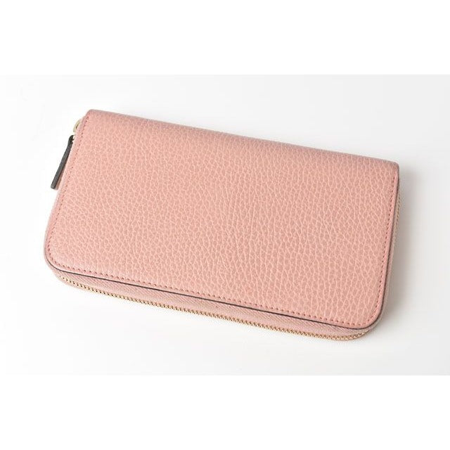 Gucci Long Wallet Petite Marmont Leather Light Pink — view 6