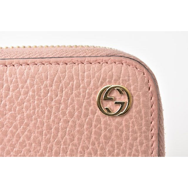 Gucci Long Wallet Petite Marmont Leather Light Pink — view 9