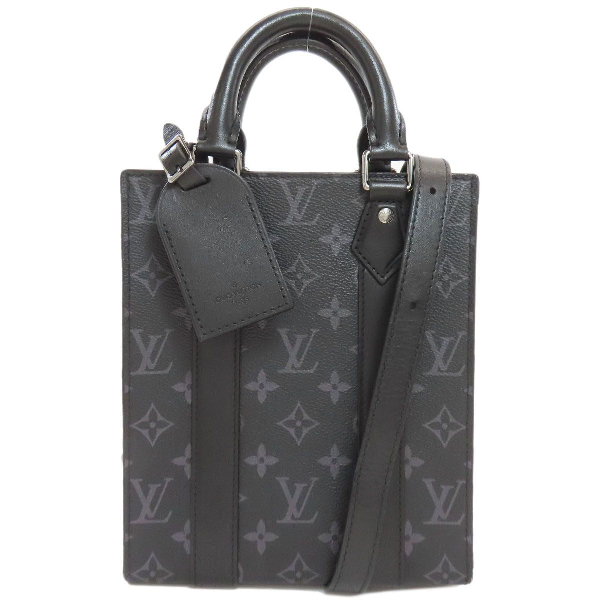Louis Vuitton Sac Plat Mini Handbag Monogram Eclipse