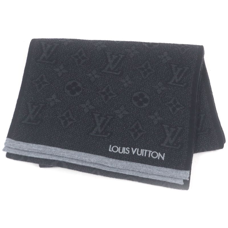 Louis Vuitton 2022 M73468 Echarpe - My Monogram - Eclipse 100% Wool Scarf Gris