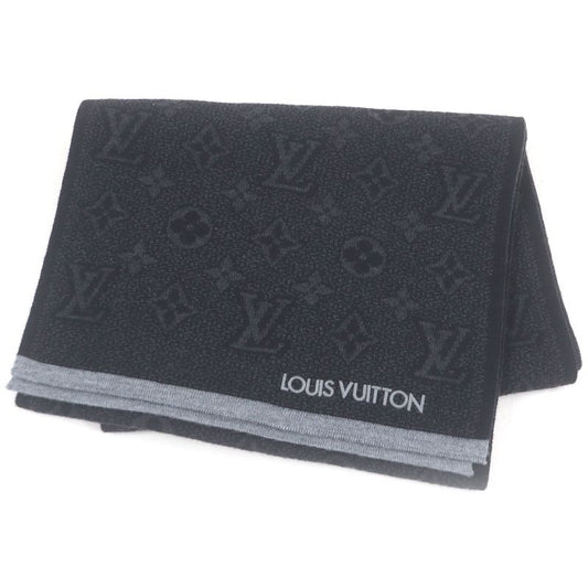Louis Vuitton 2022 M73468 Echarpe - My Monogram - Eclipse 100% Wool Scarf Gris