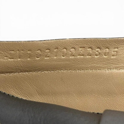Hermes Saint Germain Silver Kelly Buckle Side Zip Leather Short Boots Black — view 12