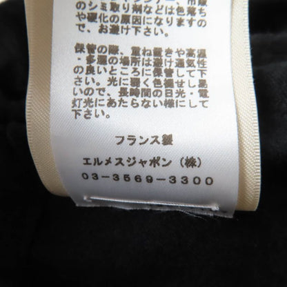 Hermes 22SS 2e0145di Cashmere Silk Blend With Serie Buttons Leather Use Logo