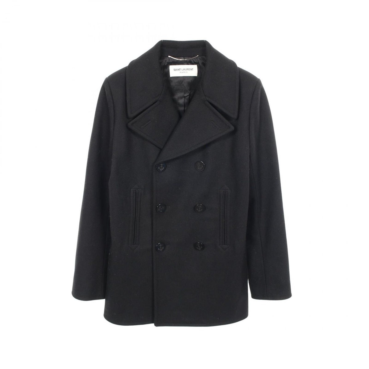 Saint Laurent Paris Peacoat Wool