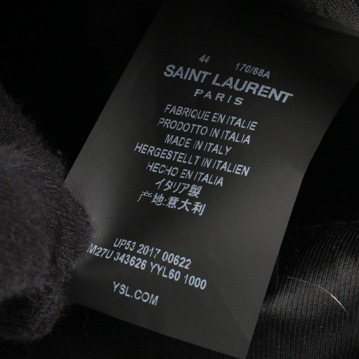 Saint Laurent Paris Peacoat Wool — view 6