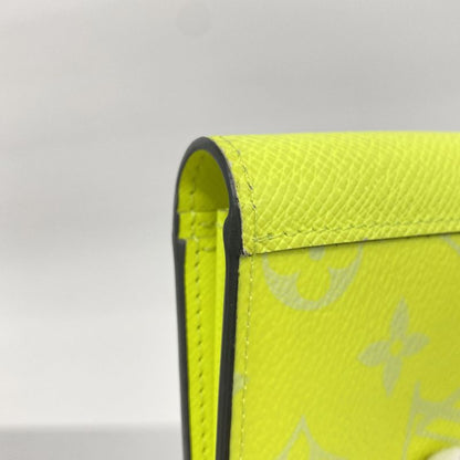 Louis Vuitton Long Wallet Taiga Llama Portefeuille Brazza M30947 Jeanne Men's