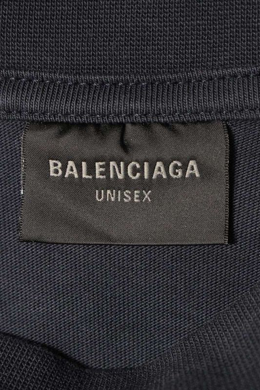 Balenciaga 739027 Tpvd5 Damaged Logo Embroidery Long Sleeve Cut And Sewn Men's 2