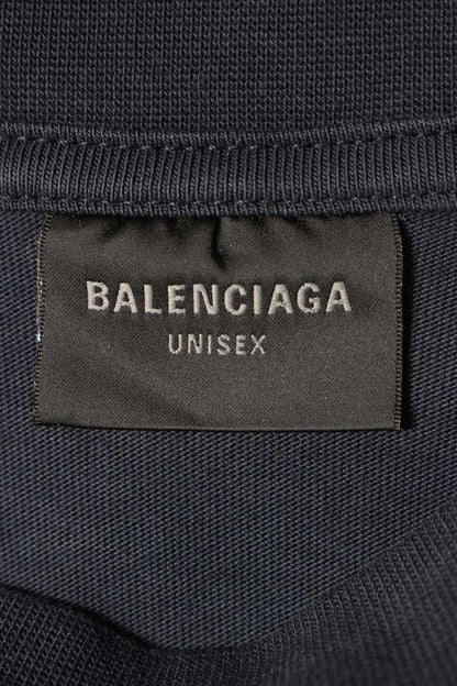 Balenciaga 739027 Tpvd5 Damaged Logo Embroidery Long Sleeve Cut And Sewn Men's 2